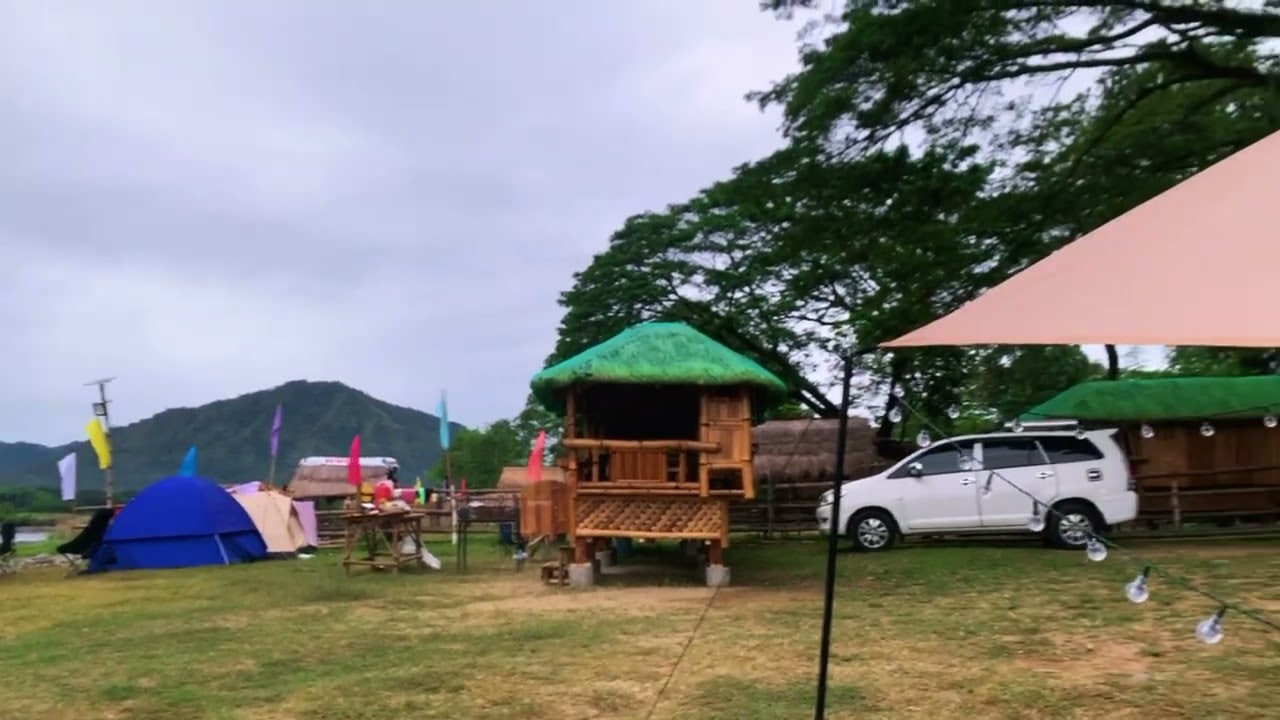 riverside Camping at Ngile river san jose tarlac