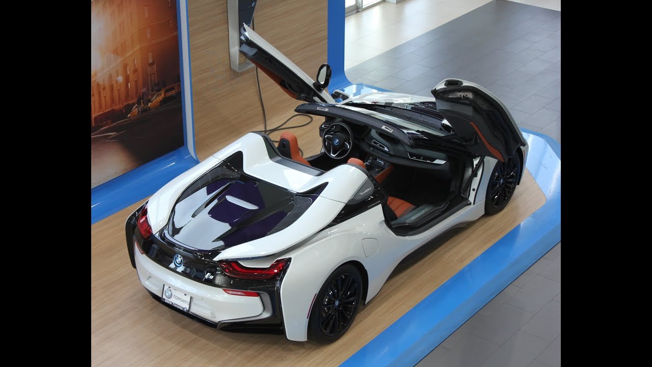 BMW Toronto 19 BMW i8 Roadster Обзор Кабриолет Крупный план Гибридный Электрический Суперкар #SUm...