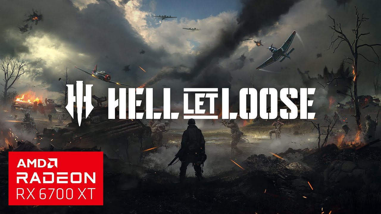 HELL LET LOOSE ON RX 6700 XT + RYZEN 5 5600 | 1080P ULTRA