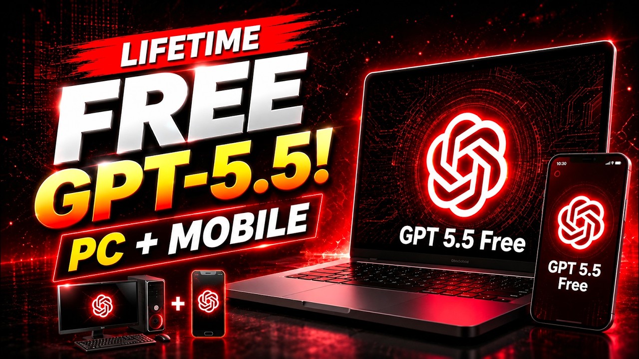 How to Use ChatGPT GPT 5.5 Free on PC and Mobile | Don't Pay For AI!