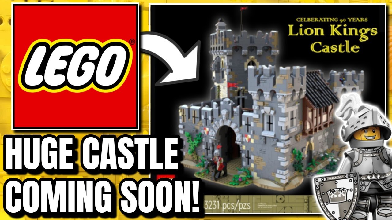 HUGE LEGO CASTLE COMING SOON! (90TH ANNIVERSARY SET!)