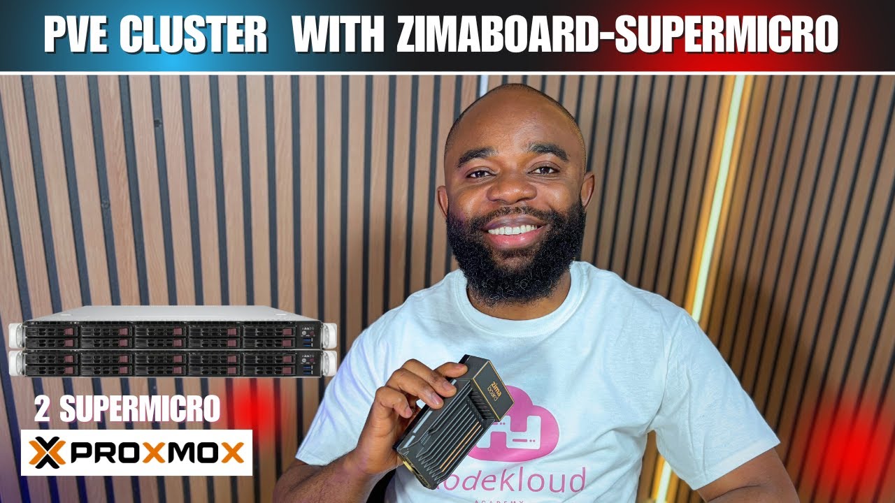 Proxmox Cluster Setup with ZimaBoard & Supermicro