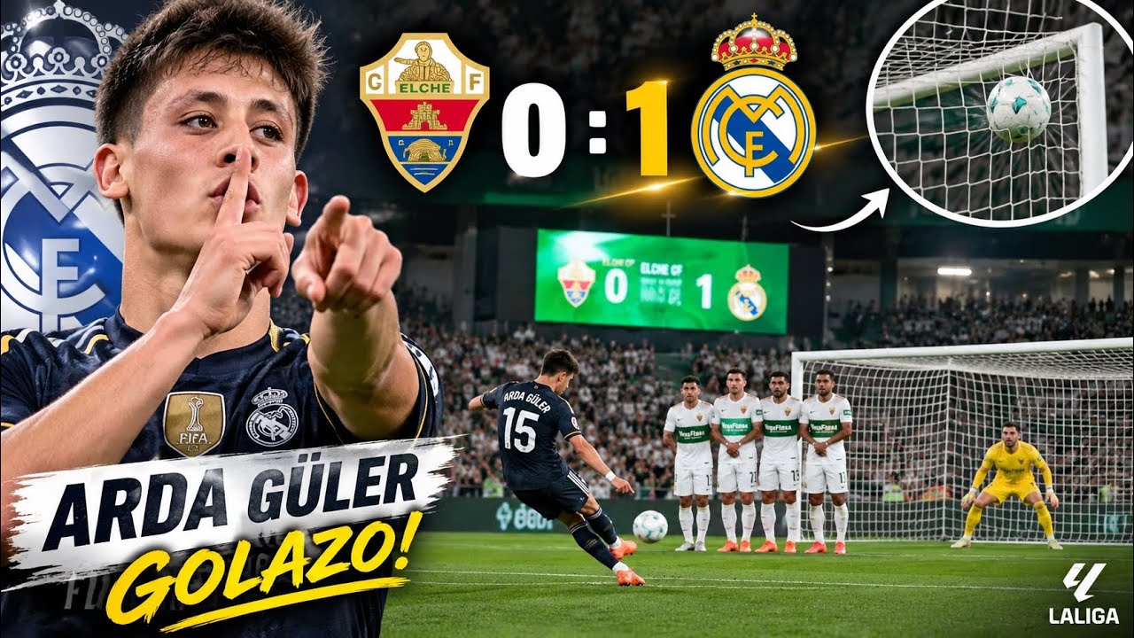 ⚽️🔥 ARDA GULER GOL ! 🔥⚽️
