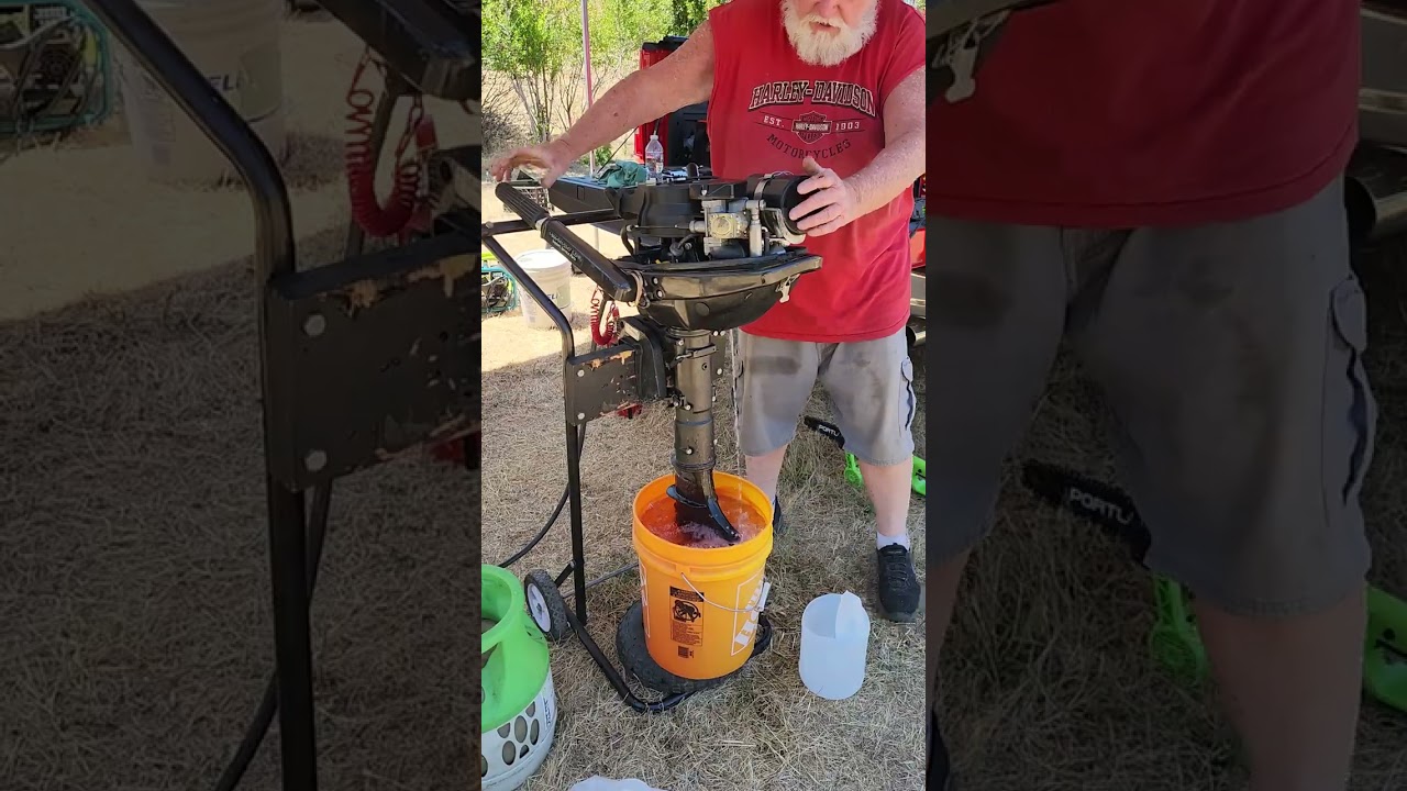 Lehr 5hp propane outboard