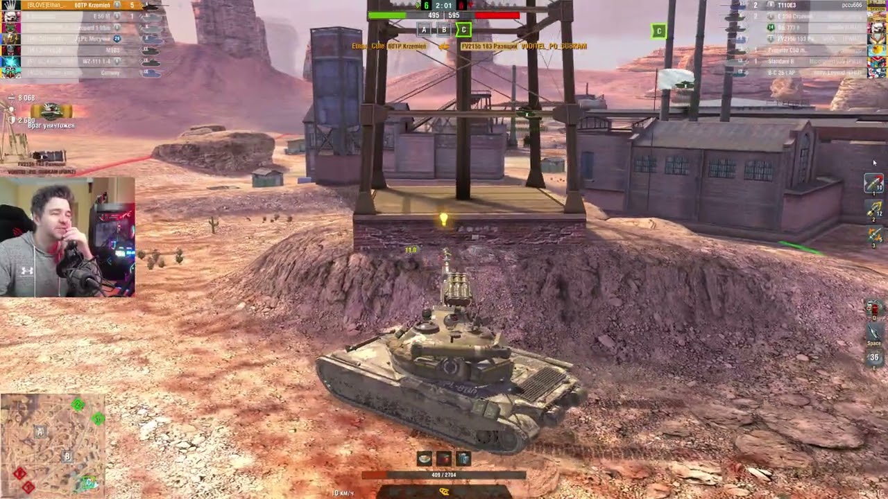 РЕАЛЬНЫЕ 10К УРОНА ● ВЗРЫВНОЙ КОЛОБАНОВ НА 60TP ● WoT Blitz