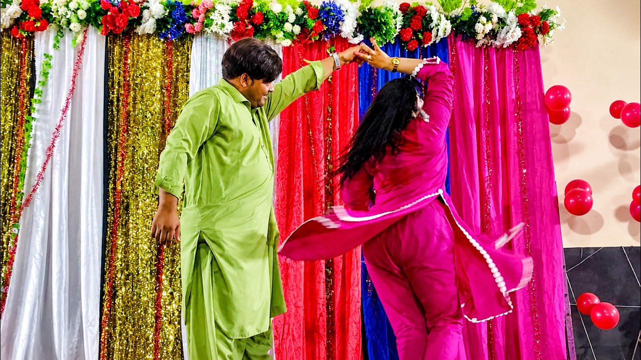 Pashto Mota Couple Spogmai & Haji Special Entry Dance