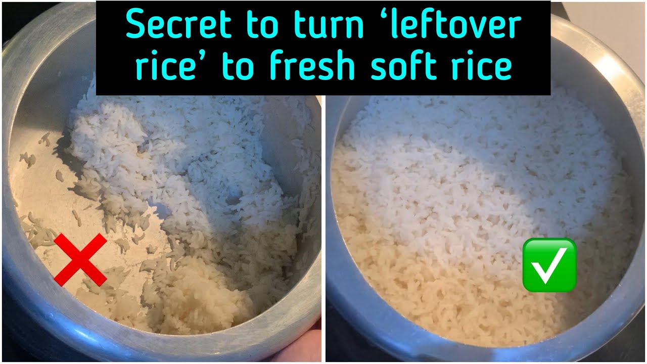 Leftover rice to warm fresh rice!
