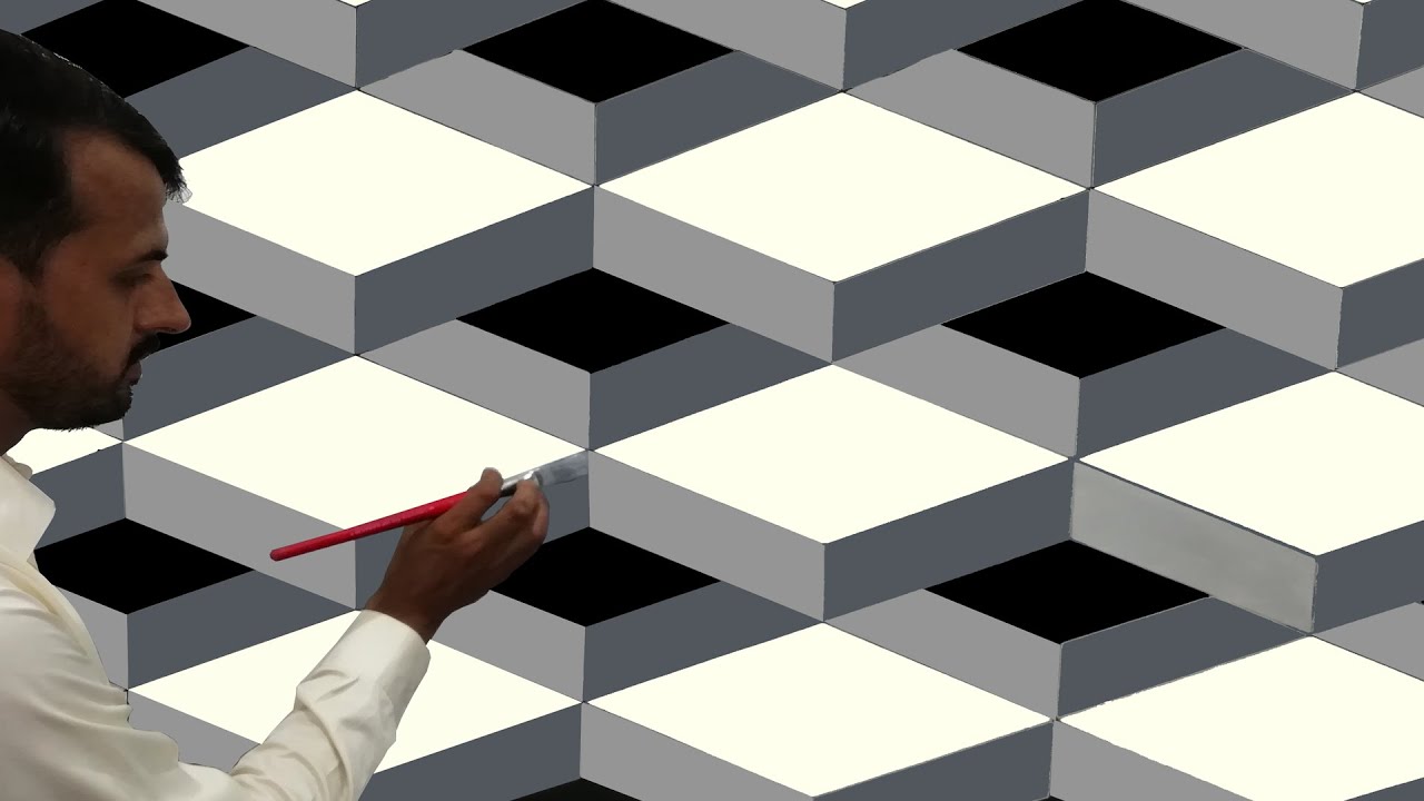 how to make a 3D wall design | design of wall  | 3D wall painting | wall art design