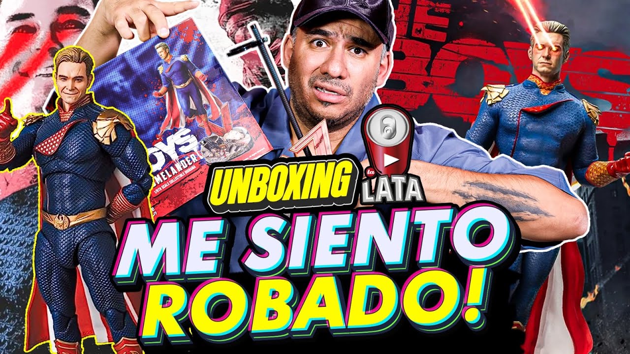 La figura de acción de HOMELANDER de THE BOYS y estatua… no leí las letras chiquitas #Unboxing