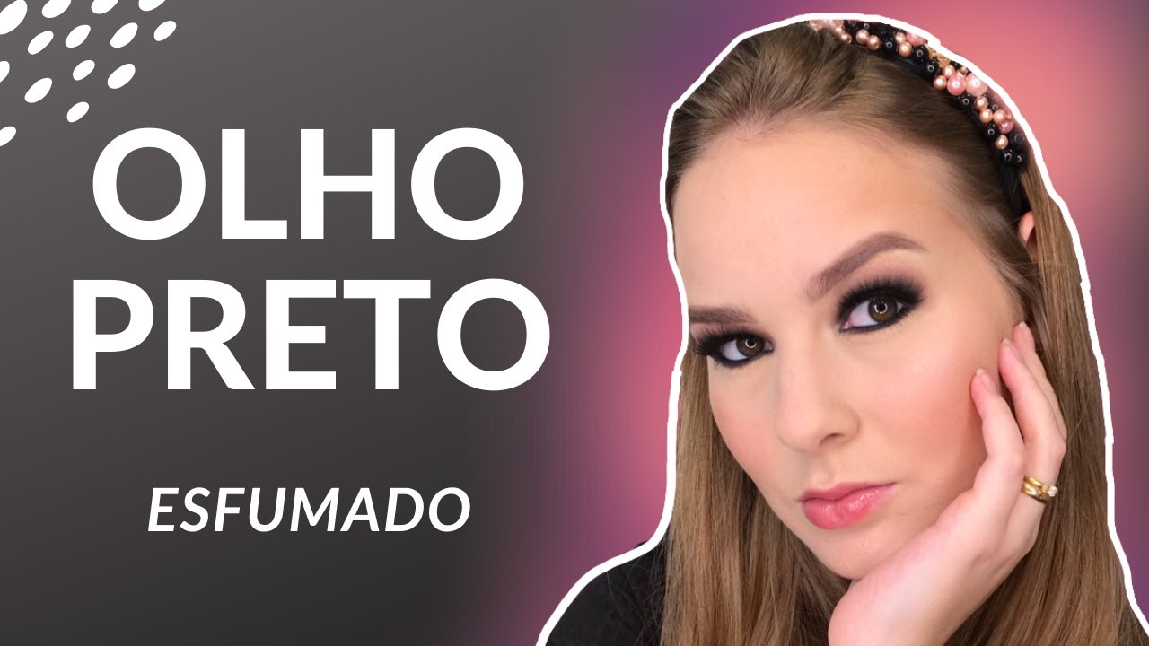 TUTORIAL OLHO PRETO ESFUMADO PARA INICIANTES [MUITAS DICAS]