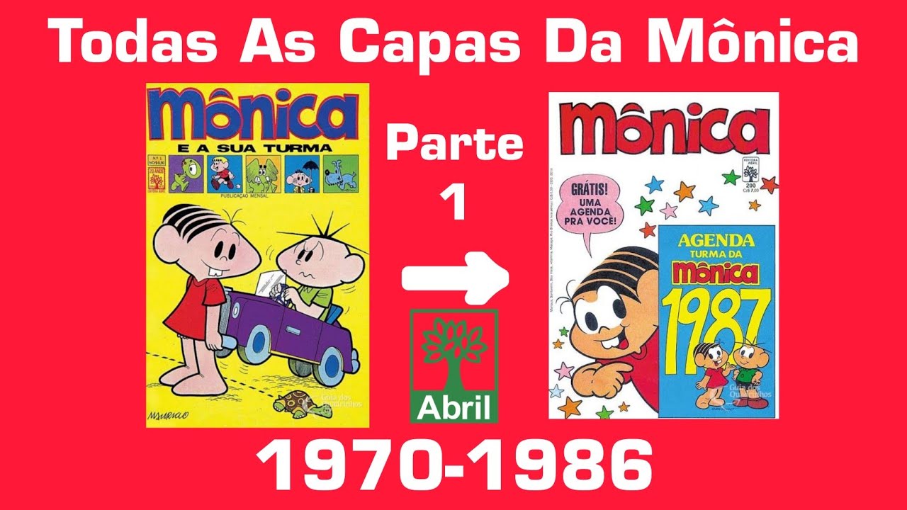 Todas as Capas da Mônica da Editora Abril (1970-1986)