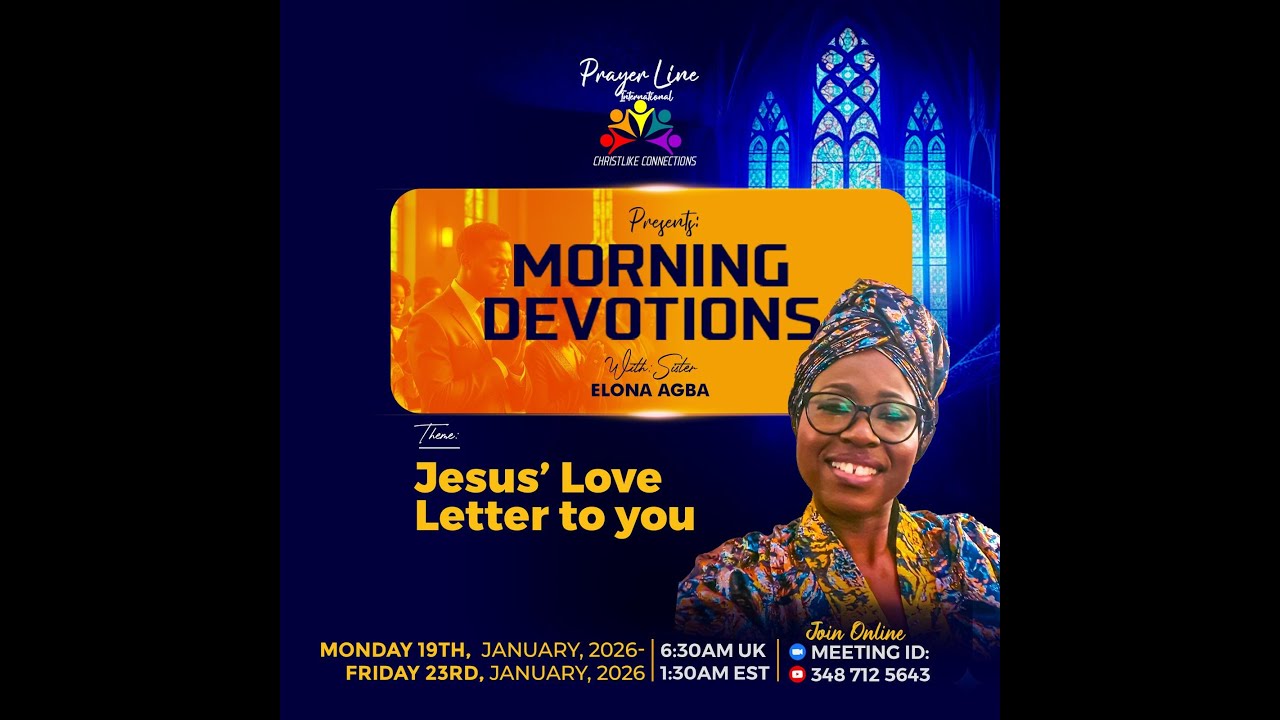 Prayer Line International 20.01.26 Sis Elona Agba 