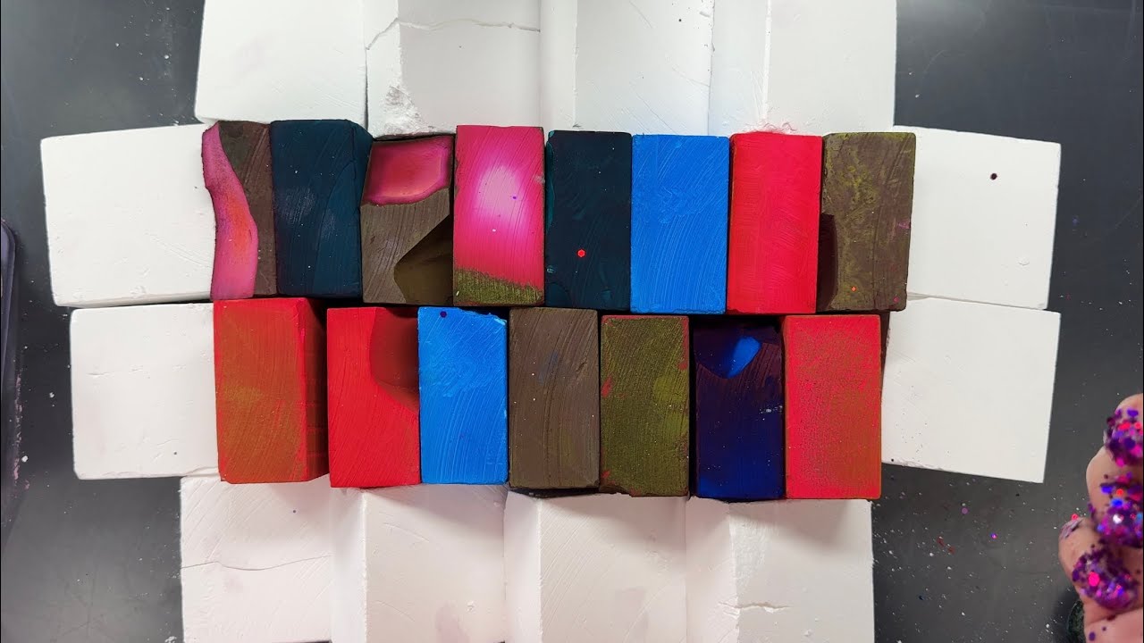 New Samples vs Old Chalk: plain and dyed comparison!