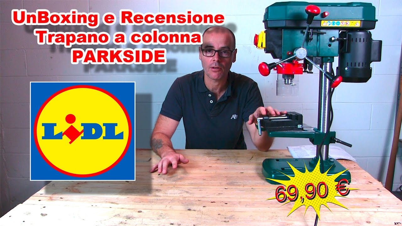 Recensione trapano a colonna ParkSide PTBM 400 A1 LIDL