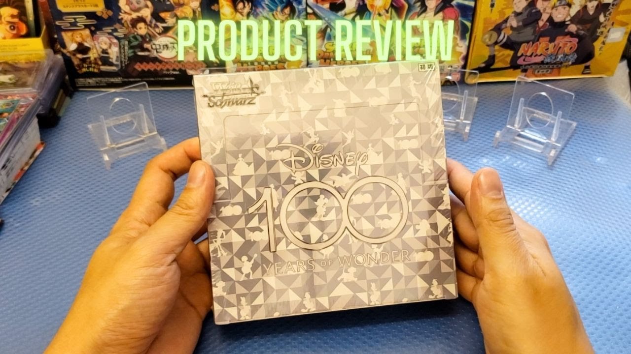 WEISS SCHWARZ DISNEY 100 YEARS OF WONDERS BOOSTER BOX PRODUCT REVIEW (74$)