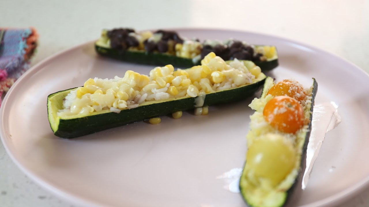 Kim O'Donnel's Cooking Skool: How to make zucchini boats