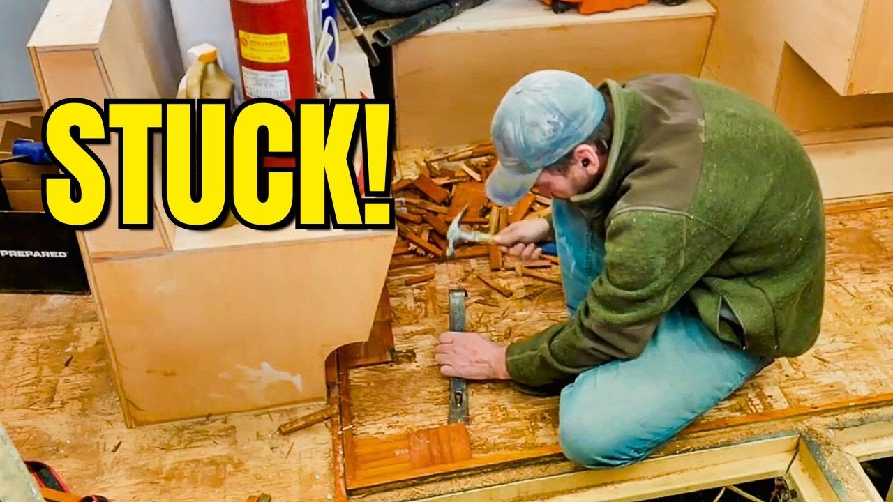 You WON'T BELIEVE How Easy It Is to Tear Out Worn Out Parquet Flooring