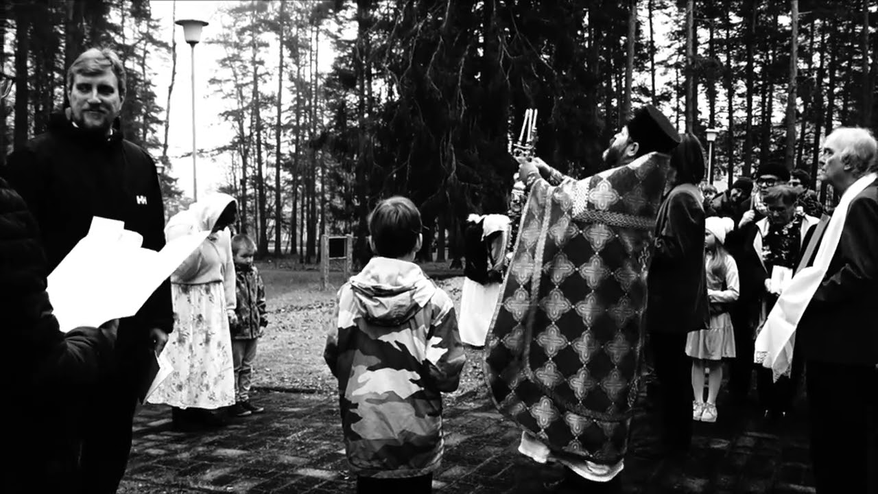 Liturgia ja ristisaatto Kouvolan Ristin ylentämisen kirkossa 14.4.24