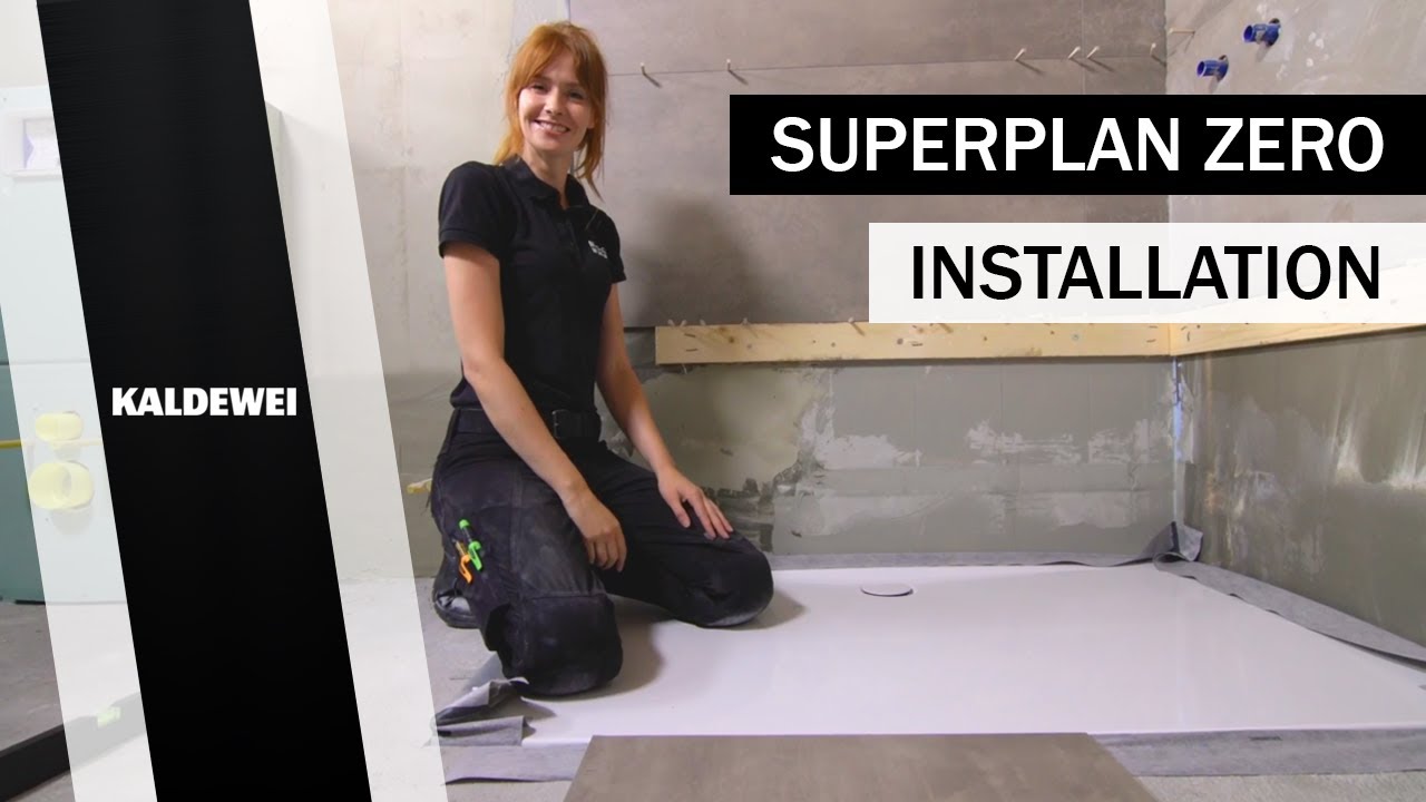 Installation der SUPERPLAN ZERO mit Sandra Hunke | KALDEWEI