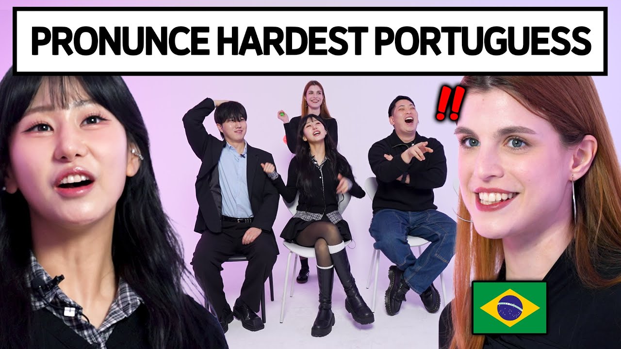 Words Only Portuguese People Can Pronounce But Asians Can't! (Hard Brazil Names)