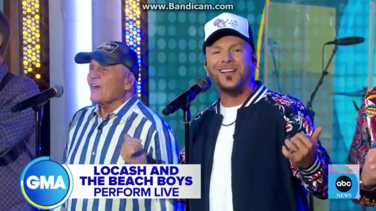 8/2/22 the beach boys w/ locash on good morning america
