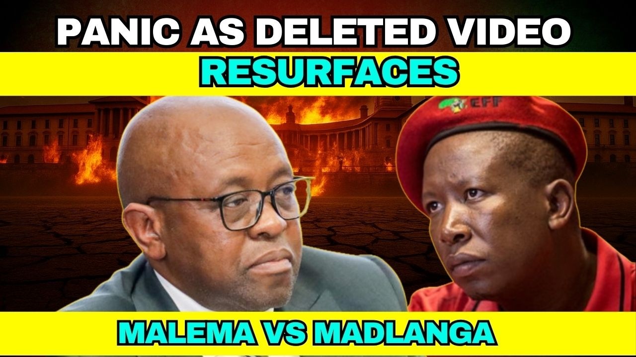 PANIC as DELETED Video of Malema vs Madlanga RESURFACES