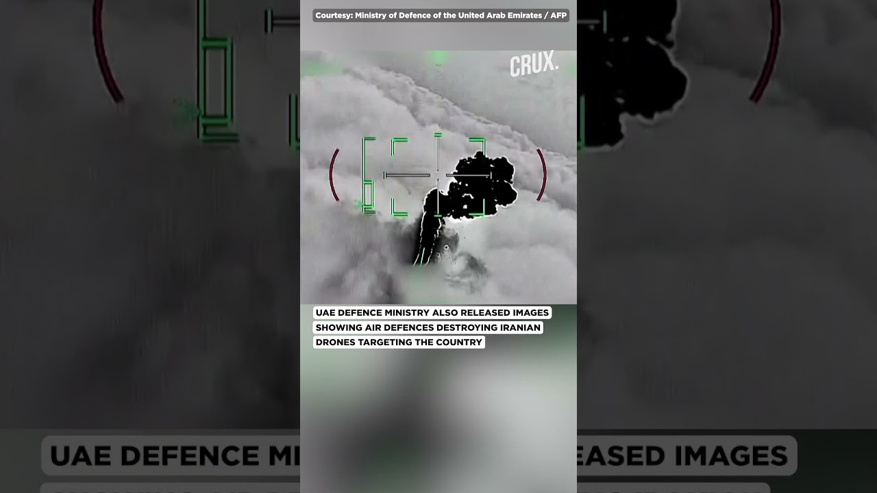Watch Saudi, UAE Air Defences Shoot Down Iranian Drones