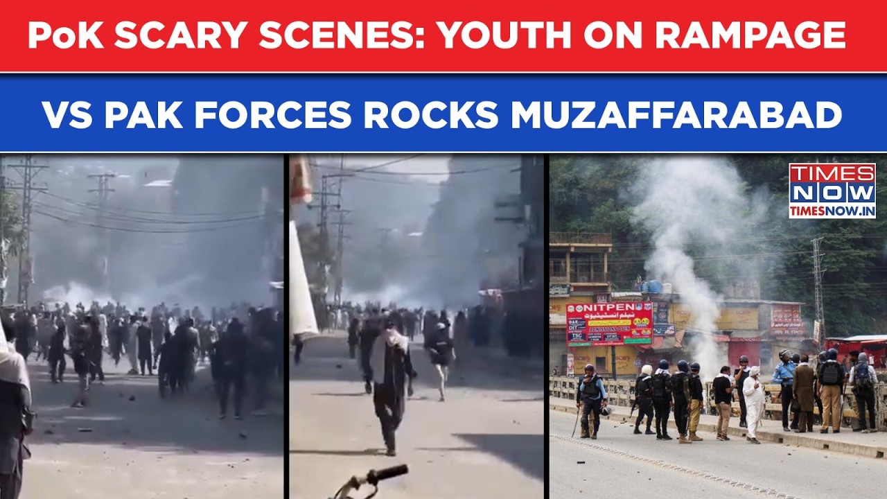 PoK Scary Battle: Pakistani Security Forces Vs Angry Protesters Fierce Clashes Rock Muzaffarabad