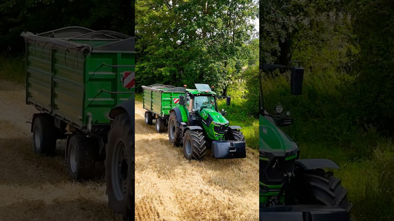 Deutz Fahr 8280 TTV Warrior! New Holland cx5.80! Harvest 2025! #farming #agriculture #deutz_fahr