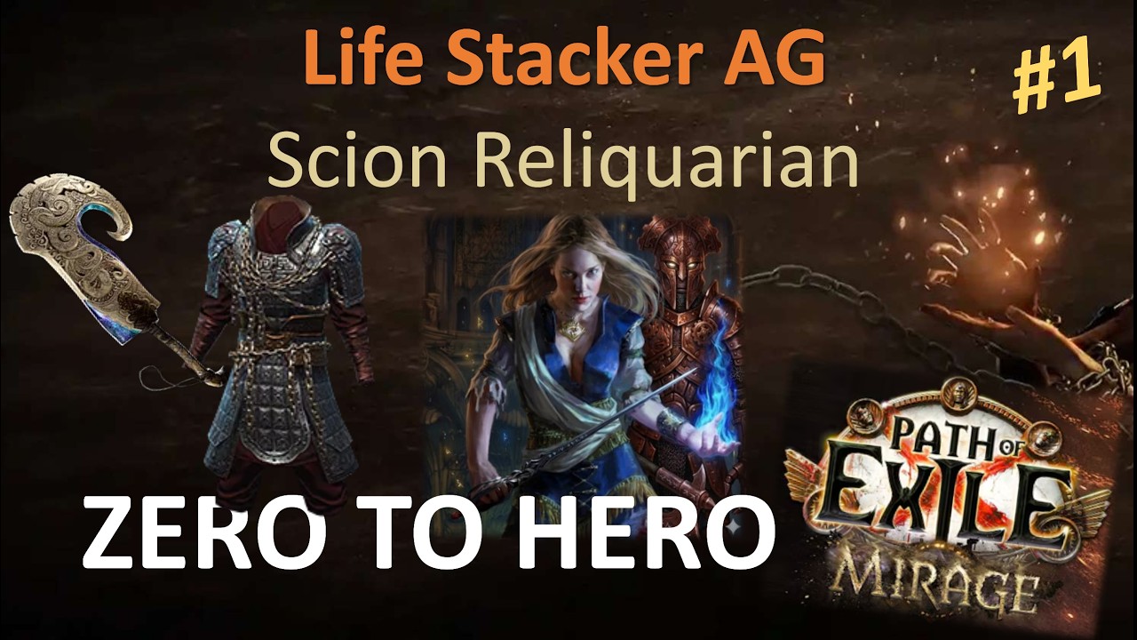 От нуля до героя - Reliquarian BoB Life Stacker, POE 3.28 Mirage - Эпизод 1