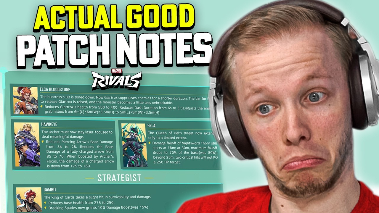 So Marvel Rivals Came Out With An Emergency Balance Patch