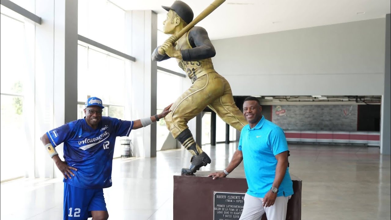 Dusty Baker y Kent Griffey Jr juntos 