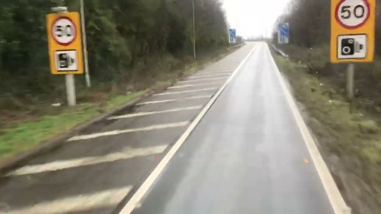 Storm ⛈ Franklin ⛈⛈⛈☔️☔️☔️☔️Baglan Port Talbot 🚛HGV ROUTE TO M4 motorway ☔️☔️☔️