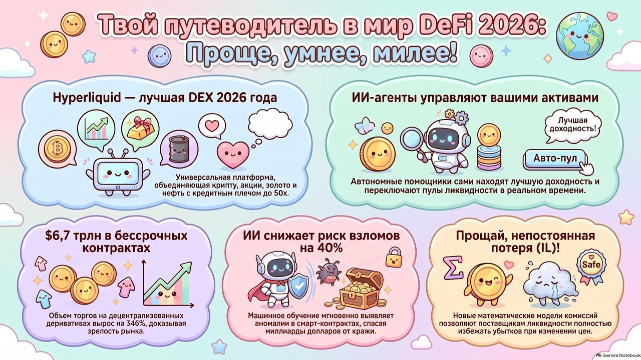 Эволюция децентрализованных бирж и интеграция Al в DeFi. 