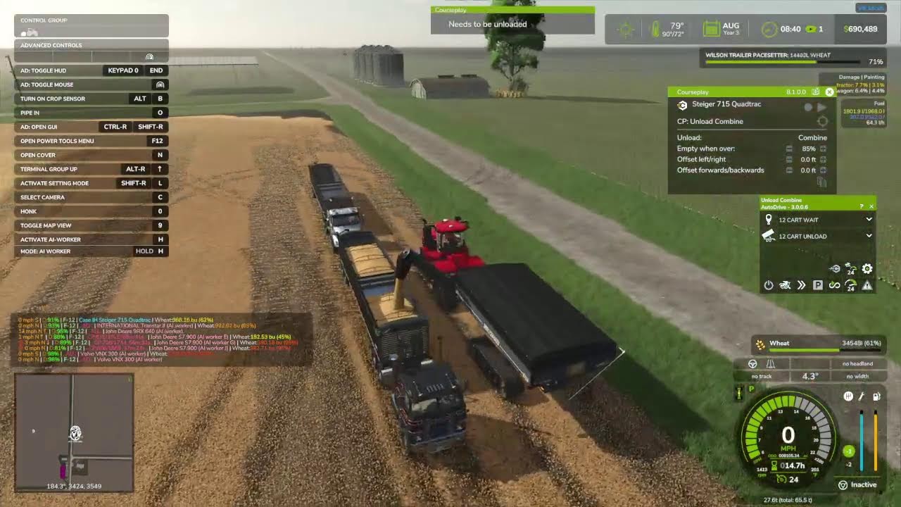 FS25 MO RIVER BOTTOM WHEAT HARVEST STARTING EP. 1