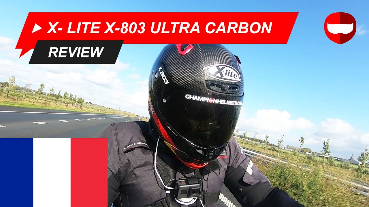 X Lite X 803 RS Ultra Carbon Revue et test routier - ChampionHelmets.com