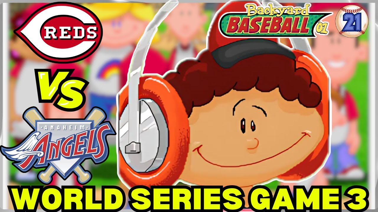 WORLD SERIES GAME 3!! | Backyard Baseball 2001 Let's Play: Game 21 v Anaheim Angels | Steam Edition