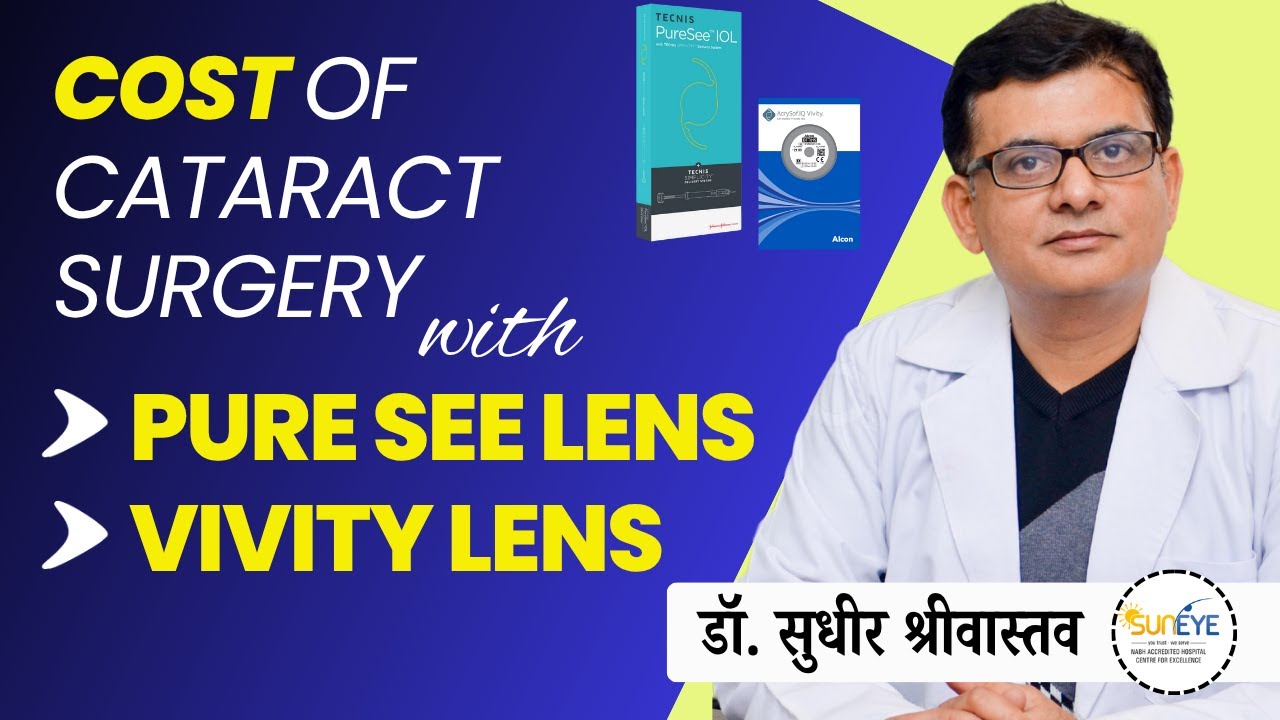 Cost of cataract surgery with PureSee / Vivity lens I cataract surgery cost #cataract #suneyecafe