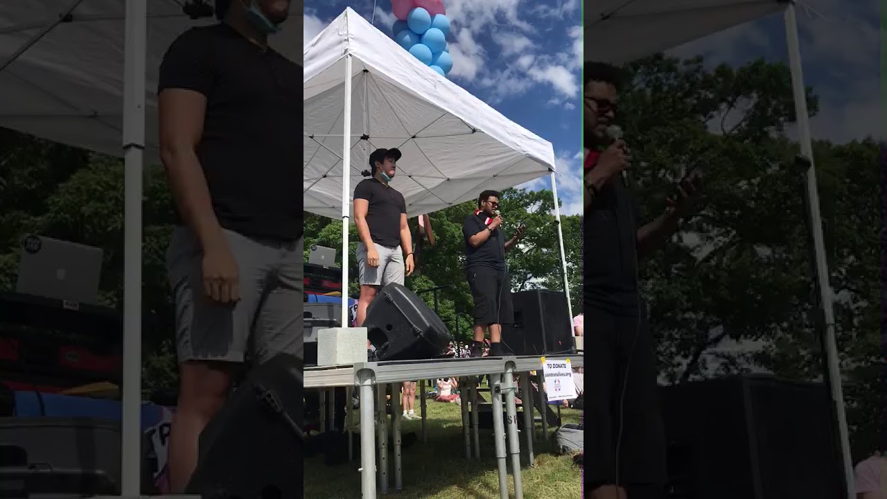 Tre'Andre at Trans Resistance Vigil and March excerpt-2