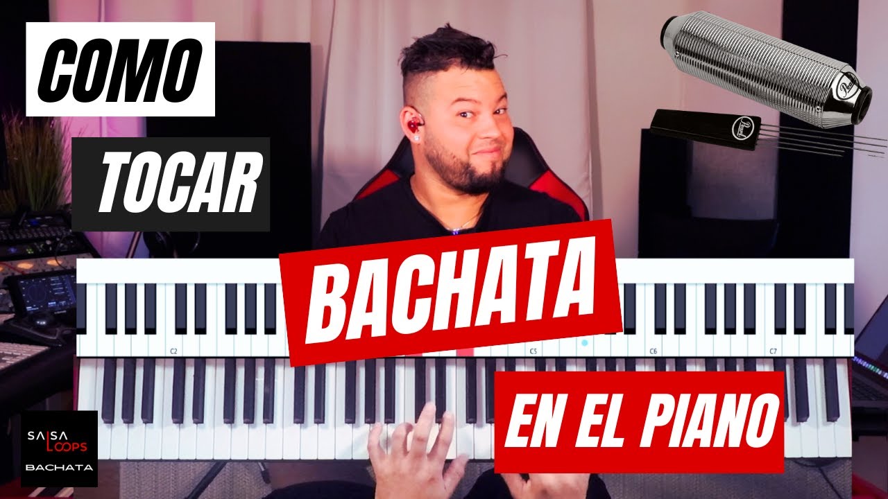 Como tocar Bachata en el piano para principiantes.