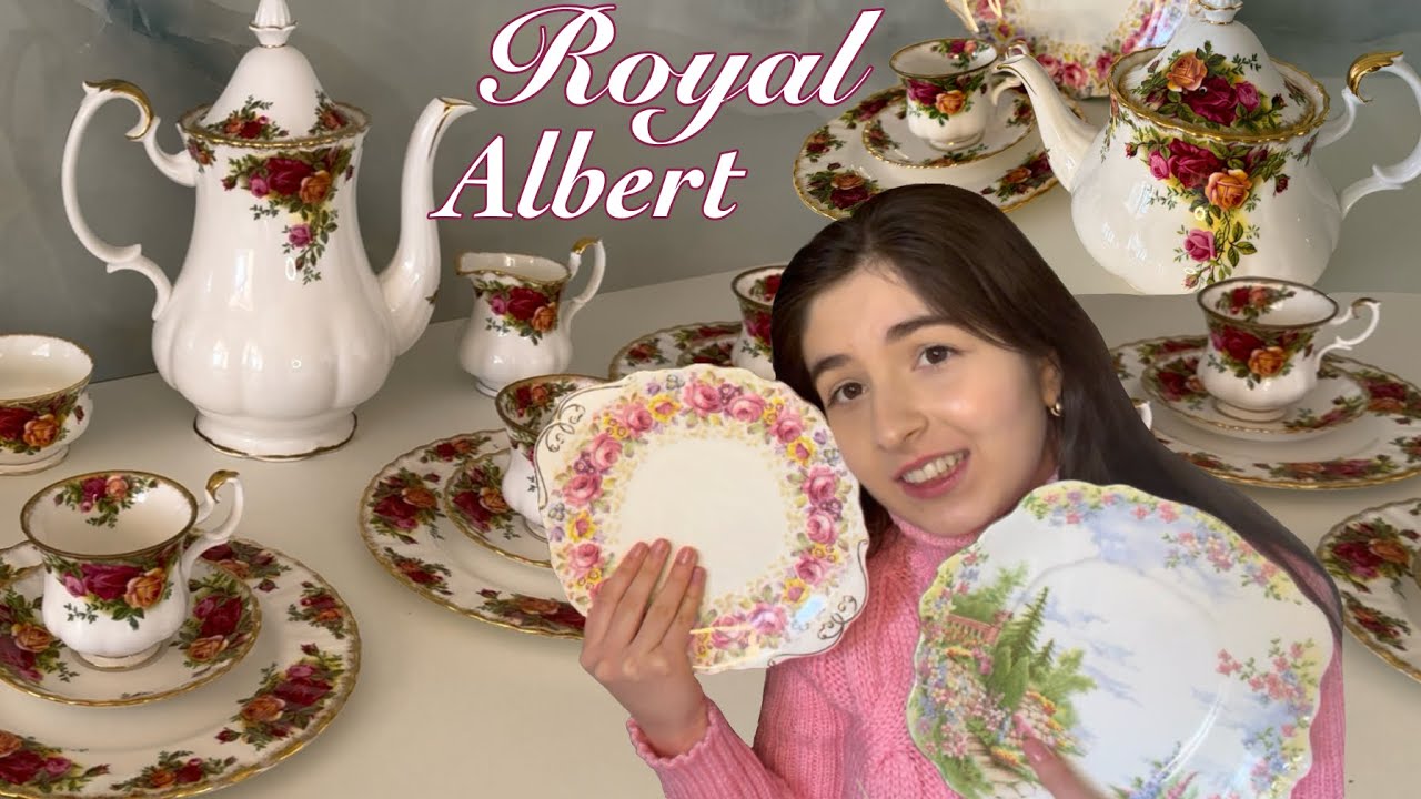 PORȚELAN vintage ROYAL ALBERT | Colecția mea de Old country roses, Serena și Kentish Rockery |Sara 