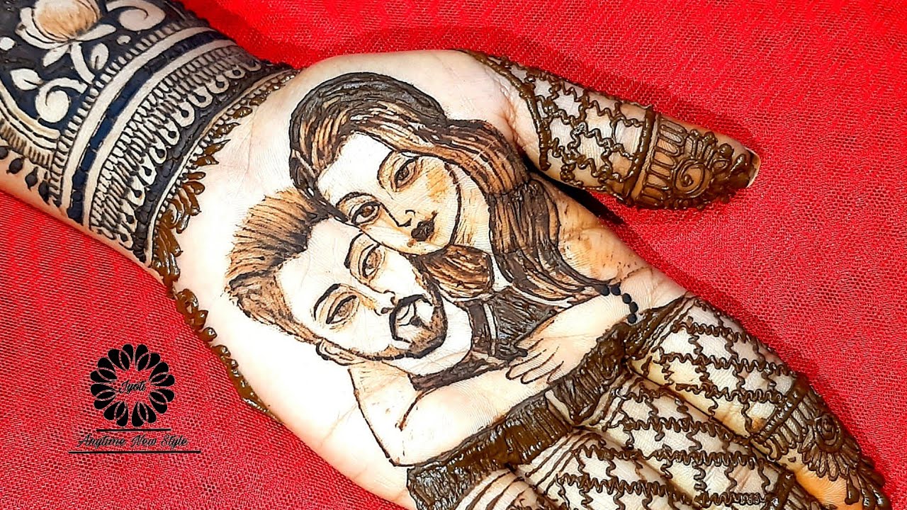 Romantic Couple Mehndi Design|Dulha Dulhan Mehndi Design 2021|bridal mehndi design|how to draw bride