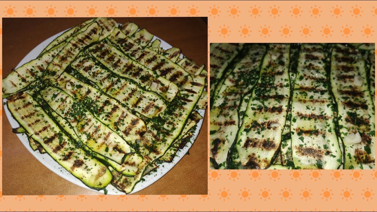 ZUCCHINE GRIGLIATE FACILISSIME E PERFETTE IN POCHI MINUTI