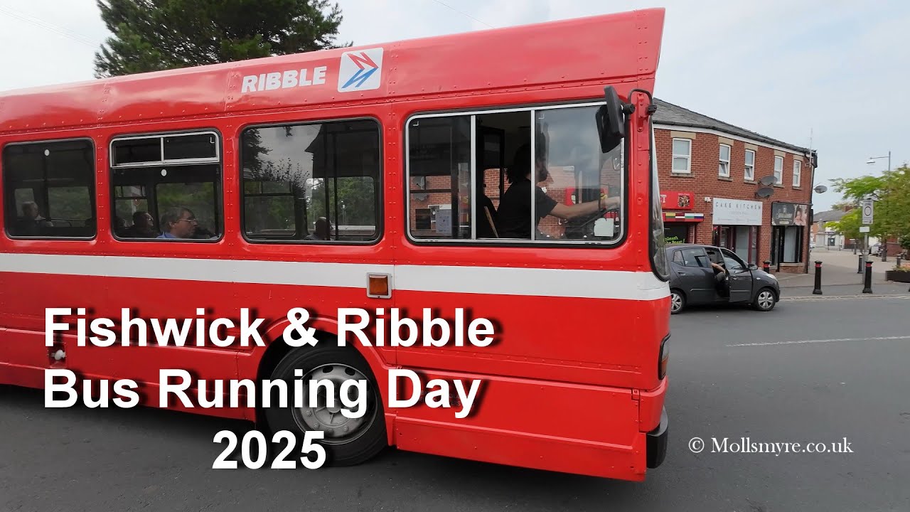 Fishwick and Ribble Bus Running Day 24th August 2025