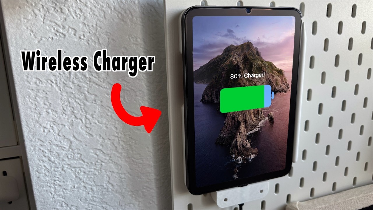 iPad mini Magnetic Wireless Charging Dock | 3D Printed | DIY Tutorial