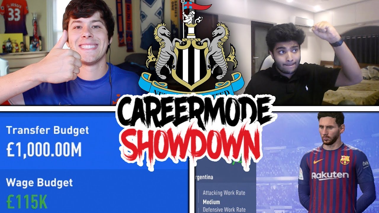 1 BILLION DOLLARS TRANSFER BUDGET!! FIFA 19 Career Mode Showdown VS Bfordlancer48!! (Newcastle)