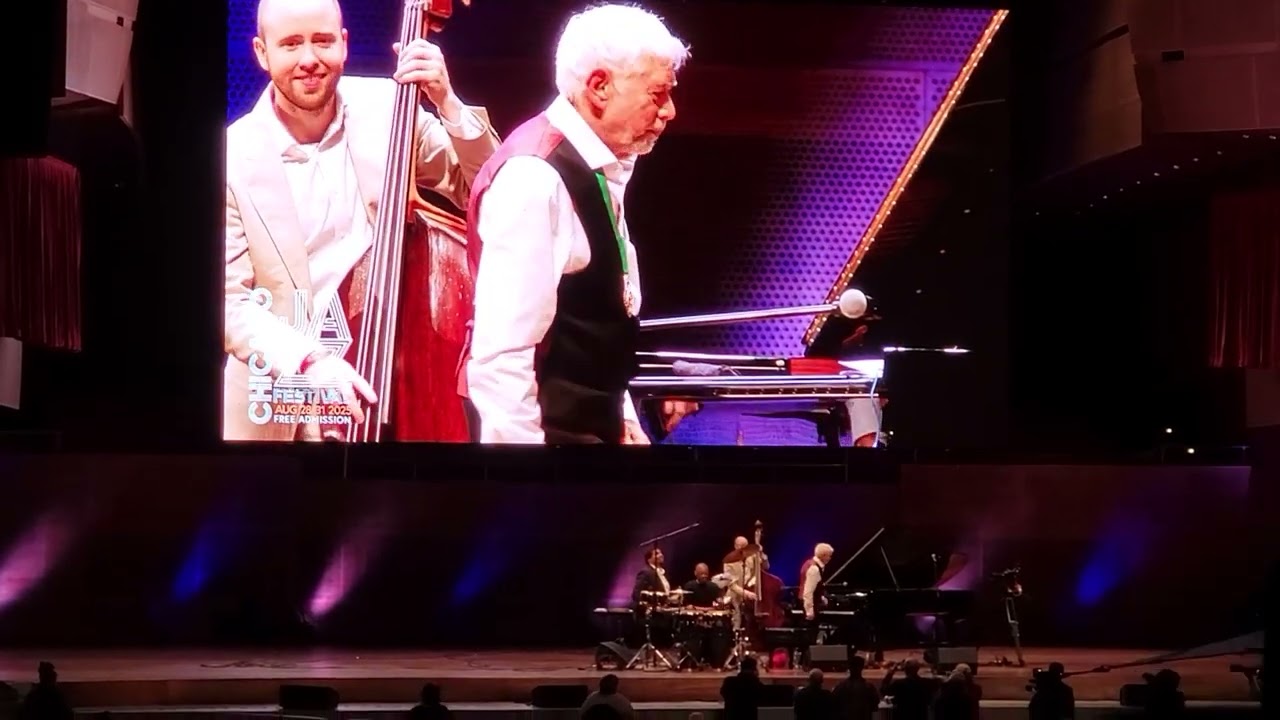 Monty Alexander at the 2025 Chicago Jazz Festival, Jay Pritzker Pavilion, Friday., August 29, 2025