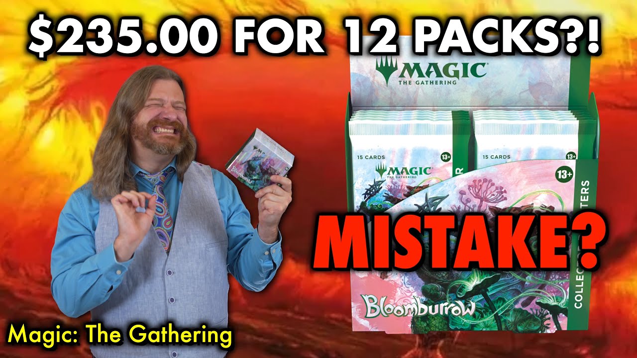 Is $235.00 For 12 Packs A Mistake?! Let's Play The Bloomburrow Collector Booster Box Game for Magic!