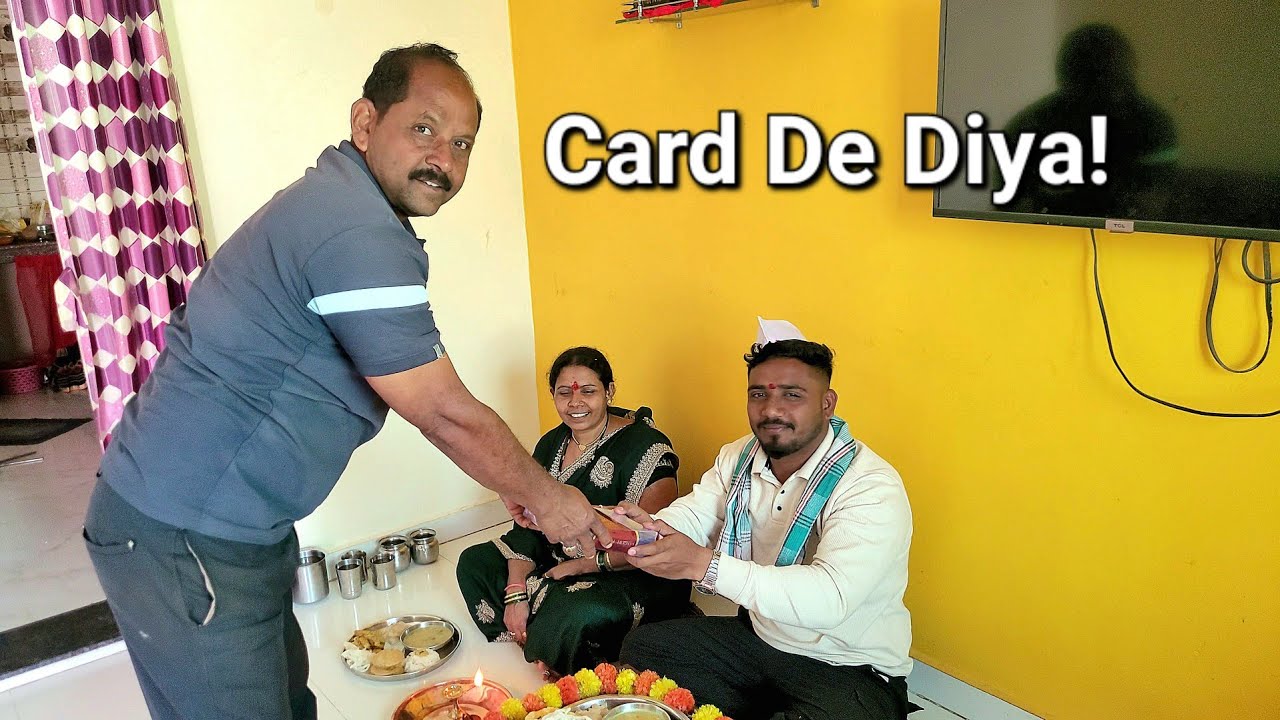 Aaj Mama Ko Shaadi Invitation Card Diya ❤️ | Family Vlog