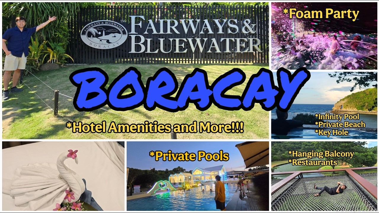 FAIRWAYS & BLUEWATER BORACAY VLOG | Full Tour, Amenities, Prices & What To Do! | kensamtv